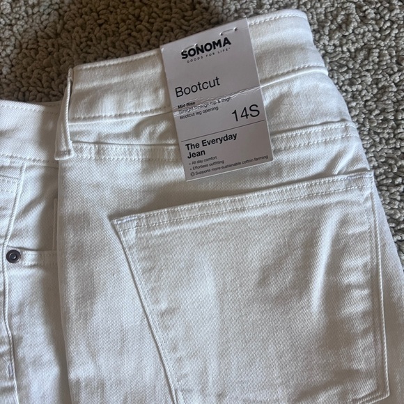 🆕Sonoma White Denim Jeans - Picture 6 of 7